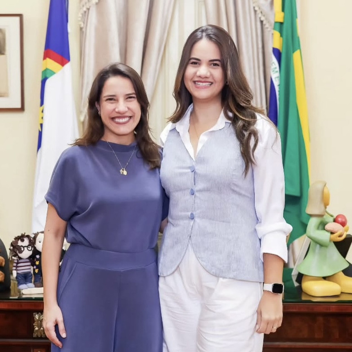Mirella Almeida comemora anúncio de duas novas creches para Olinda