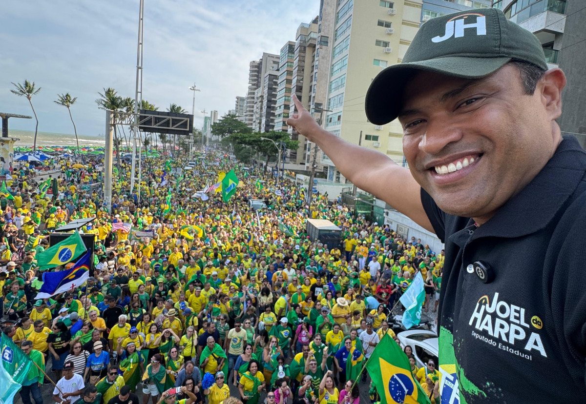 “Estamos mostrando a força do nosso povo” diz Joel da Harpa em ato patriótico no 7 de setembro