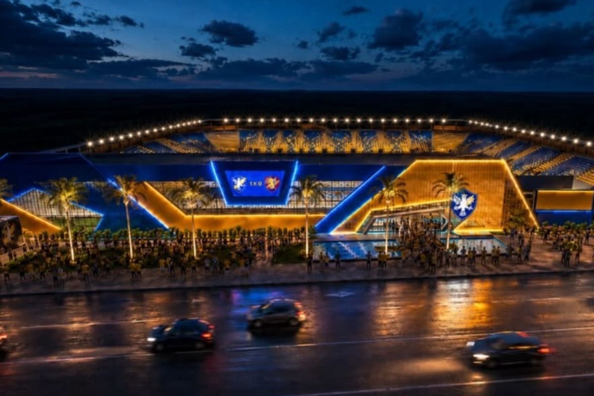 Retrô apresenta projeto e define local de seu futuro estádio em Camaragibe