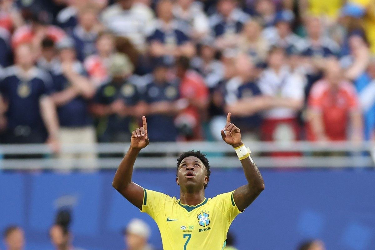 ‘Seguir melhorando’, diz Vini Jr. após vitória do Brasil